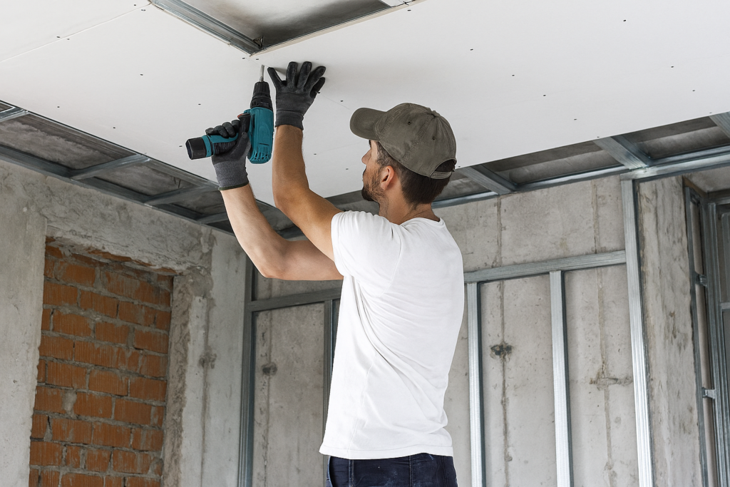 Ψευδοροφές με ή χωρίς LED Εξειδικευμένο προσωπικό: Η ομάδα μας αποτελείται από έμπειρους τεχνίτες με τεχνογνωσία στις γυψοσανίδες.